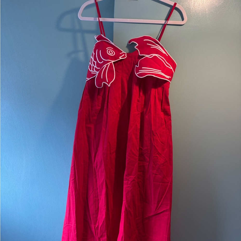 FARM Rio Vibrant Red Maxi Dress - Picture 5 of 8